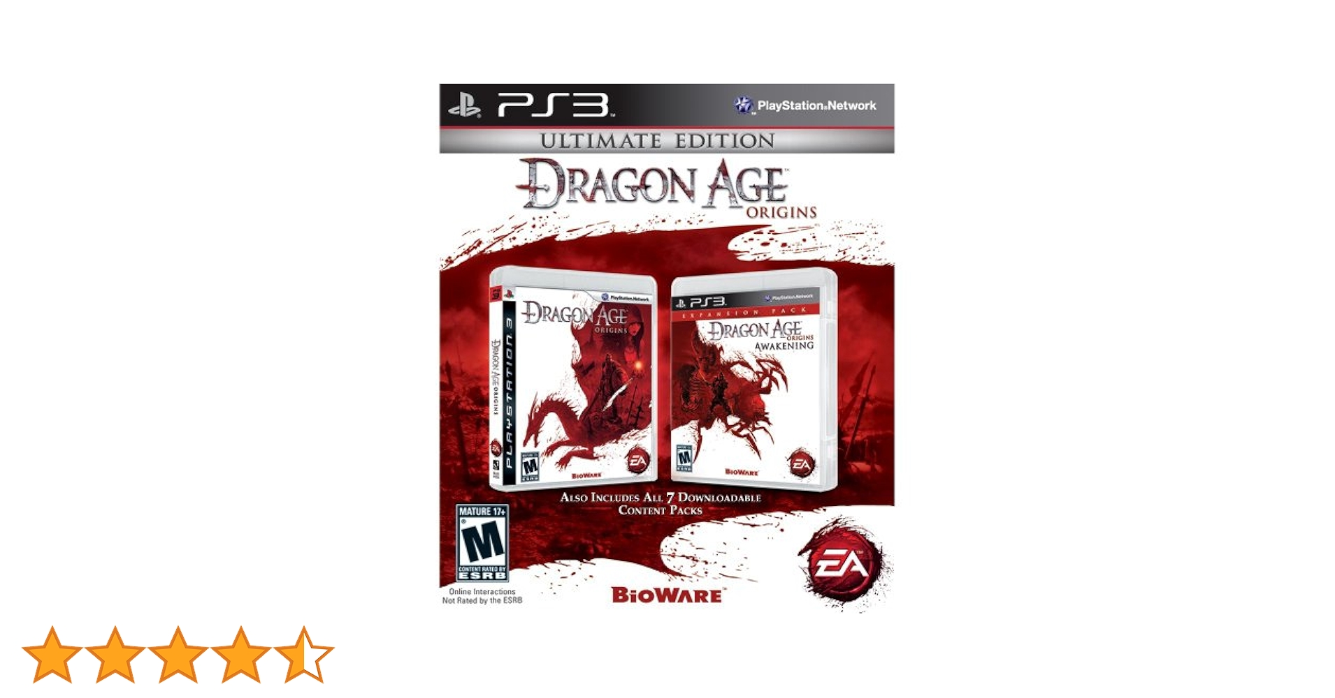 新品未開封　PS3  Dragon Age： Origins セット販売 Dragon Age Origins Collector's Edition Playstation 3 PS3